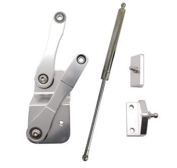 HOOD HINGE 53-56 FORD F100 TRUCK CLEAR ANODIZED